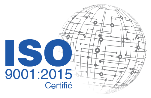 Certifié ISO 9001 : 2015 logo