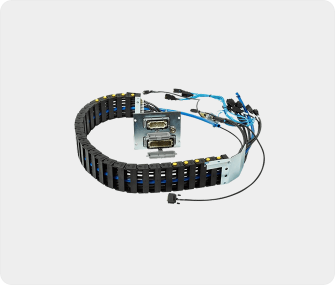Montaje de mazos de cables para equipos de automatización y robótica