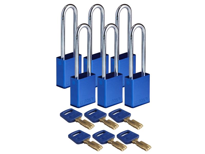 ALU-BLU-76ST-KA6PK par BRADY