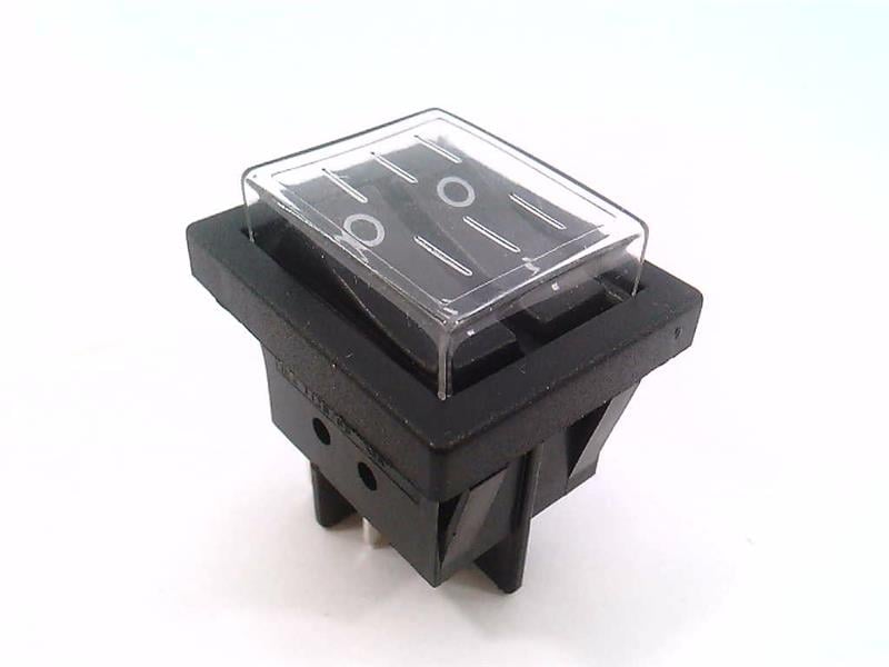 RL-25-21-P-13-BK/BK-P1 Miniature Rocker Switch by M2B TECHNOLOGIES