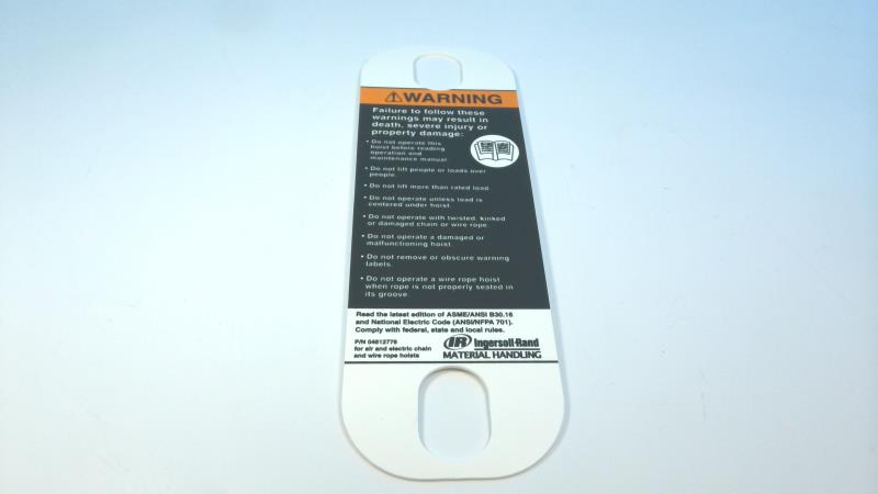 INGERSOLL RAND 04612776