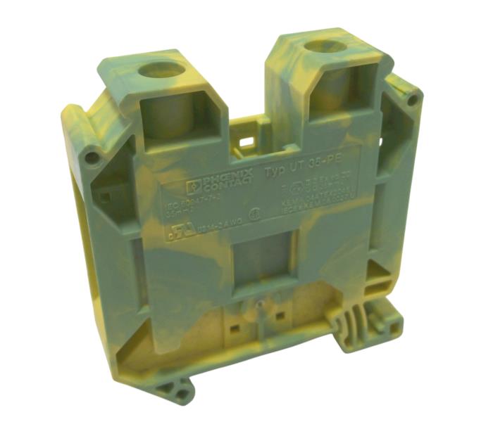Ut35 Terminals UT 35-PE Terminal Blk/Strip Wiring Dev by PHOENIX CONTACT