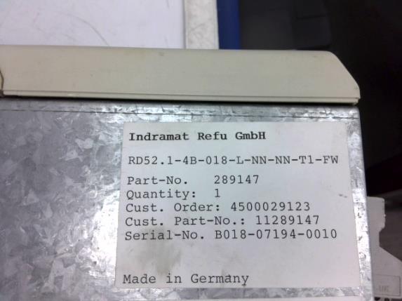 BOSCH RD52.1-4B-018-L-NN-NN-T1-FW
