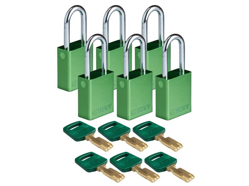 ALU-GRN-38ST-KD6PK by BRADY