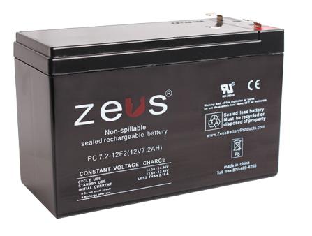 ZEUS BATTERY PRODUCTS PC7.2-12F2