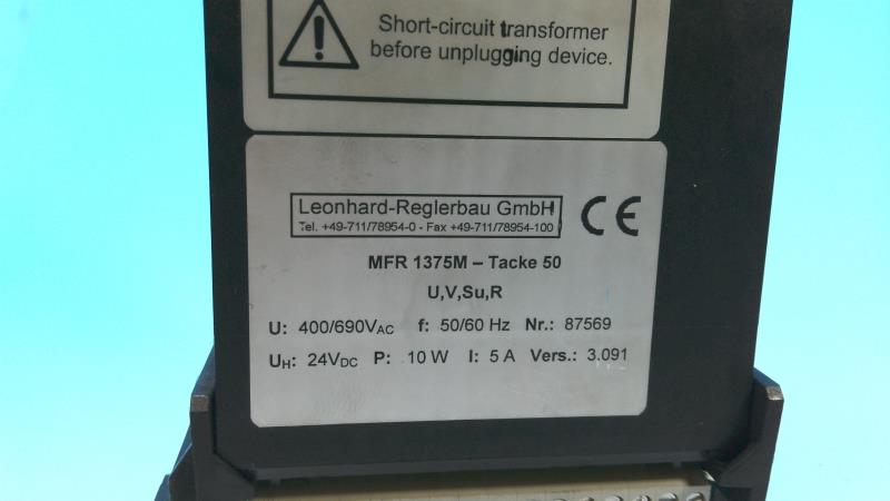 LEONHARD REGLERBAU MFR1375M-TACKE 50