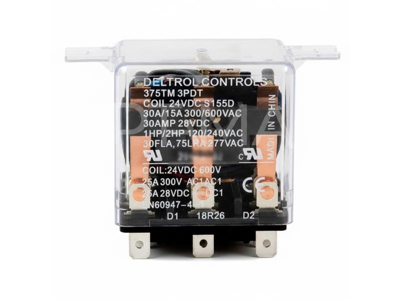 DELTROL CORP 375TM-3PDT-30A-12VDC