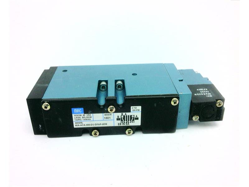 MAC VALVES INC 93A-ACA-000-DU-DFAP-0DM