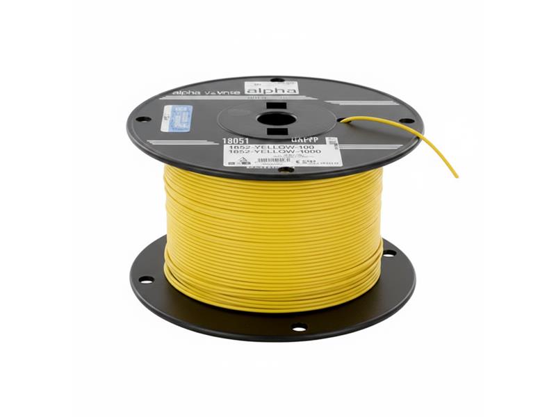 ALPHA WIRE 1852-YELLOW-1000