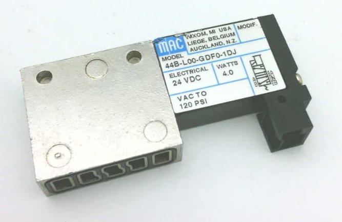 MAC VALVES INC 44B-L00-GDF0-1DJ