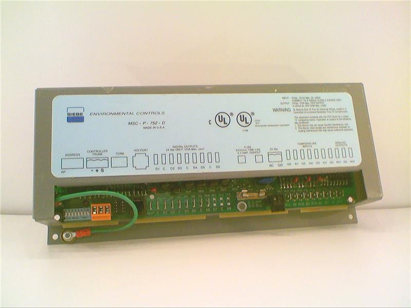 INVENSYS MSC-P-752-D