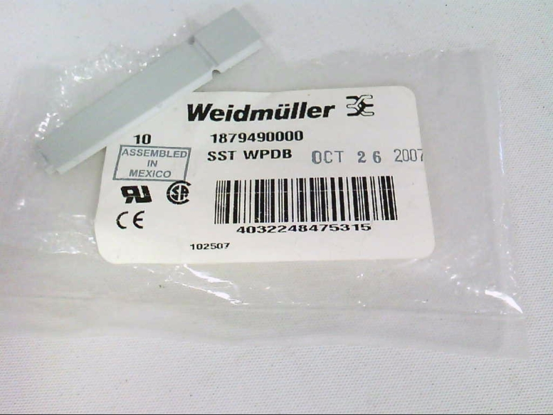 WEIDMULLER 1879490000-10PK