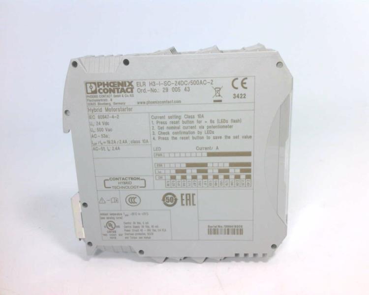 PHOENIX CONTACT ELR H3-I-SC- 24DC/500AC-2
