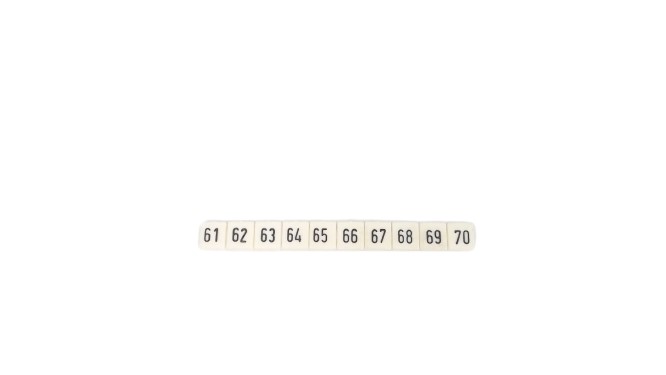 CONTA CLIP SB-5/10-FW/61-70
