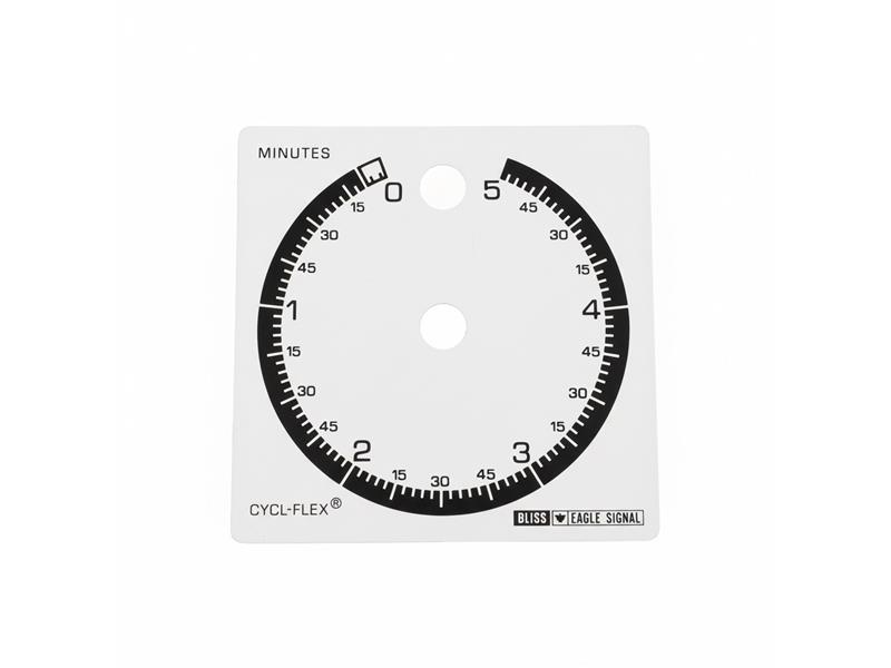 HP5-FACEPLATE-5MIN-BLK/WHT por DANAHER CONTROLS