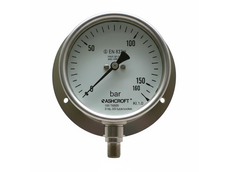 100-T6500-S-D-02-L-0/160-BAR-FW-X6W por ASHCROFT