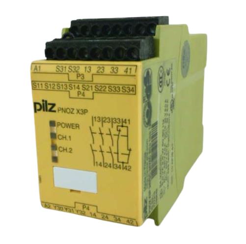 PILZ PNOZ X3P 24VDC 24VAC 3N/O 1N/C 1SO