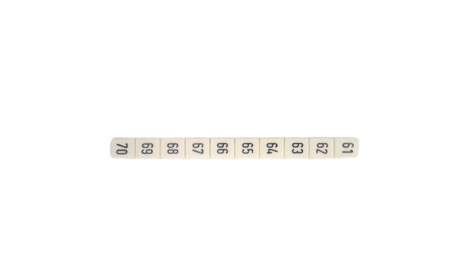 CONTA CLIP SB-6/10-FS-61-70-WH