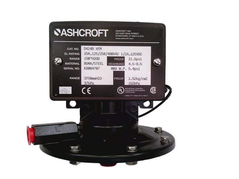 D424B-XFM-150IN-H2OD by ASHCROFT