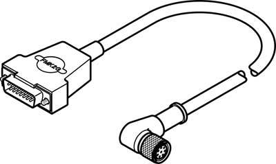 FESTO NEBM-M12W8-E-10-N-S1G15