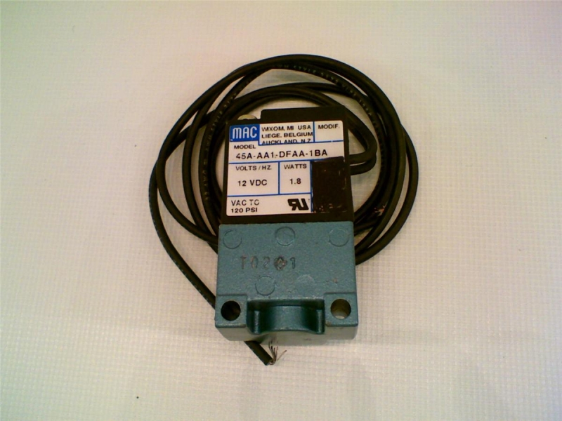 MAC VALVES INC 45A-AA1-DFAA-1BA