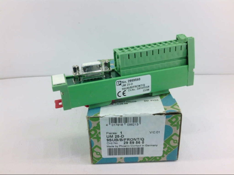 PHOENIX CONTACT UM 25-D 9SUB/B/FRONT/Q
