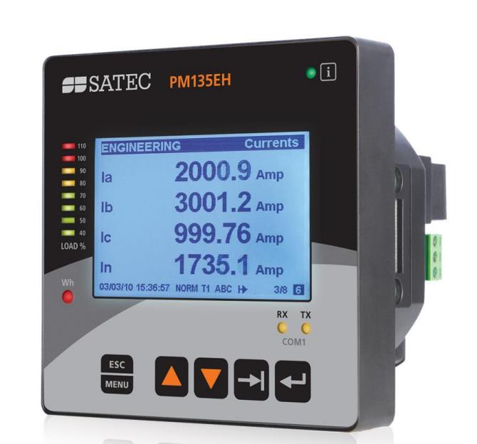 SATEC PM135EH-60HZ-5-H-23DC-R