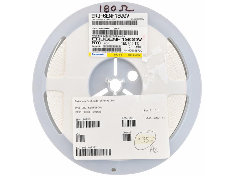 ERJ6ENF1800V par MATSUSHITA ELECTRIC