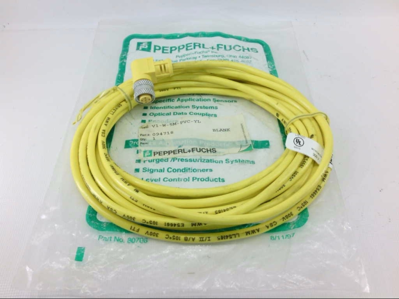 PEPPERL & FUCHS V1-W-5M-PVC-YL
