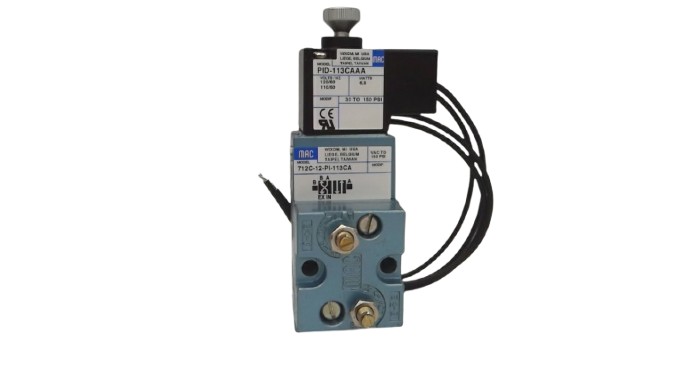 MAC VALVES INC 712C-12-PI-113CA