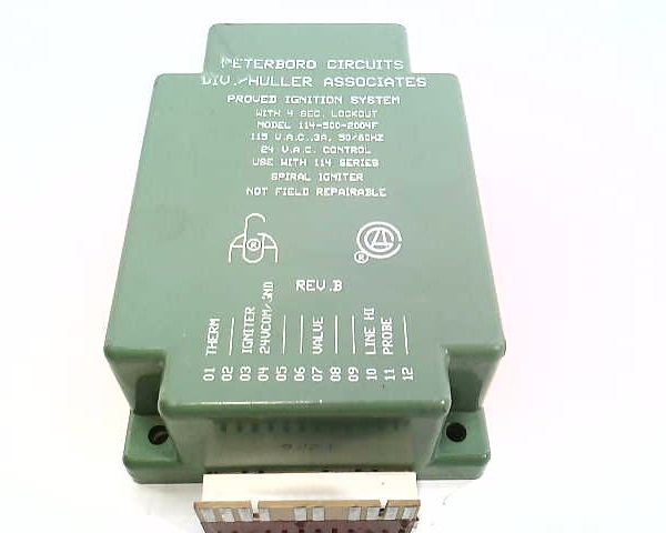 HULLER ASSOCIATES 114-500-2004F