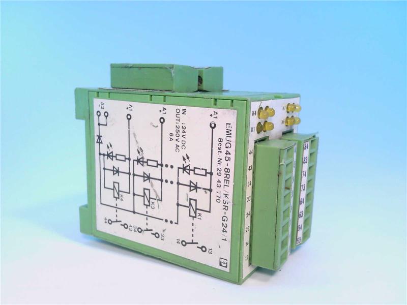 PHOENIX CONTACT EMUG 45- 8REL/KSR-G 24/ 1