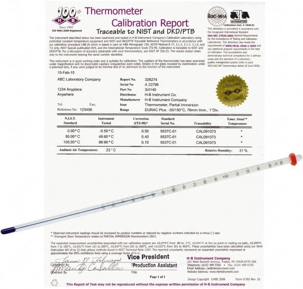 HB INSTRUMENT COMPANY 602051100
