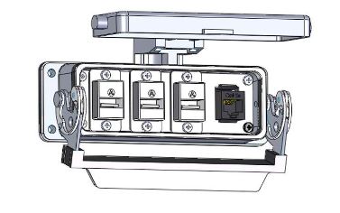MENCOM D-3USB-AFAF-RJ45-24
