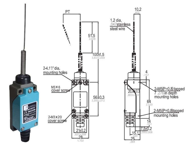 RADWELL VERIFIED SUBSTITUTE XCE106-SUB