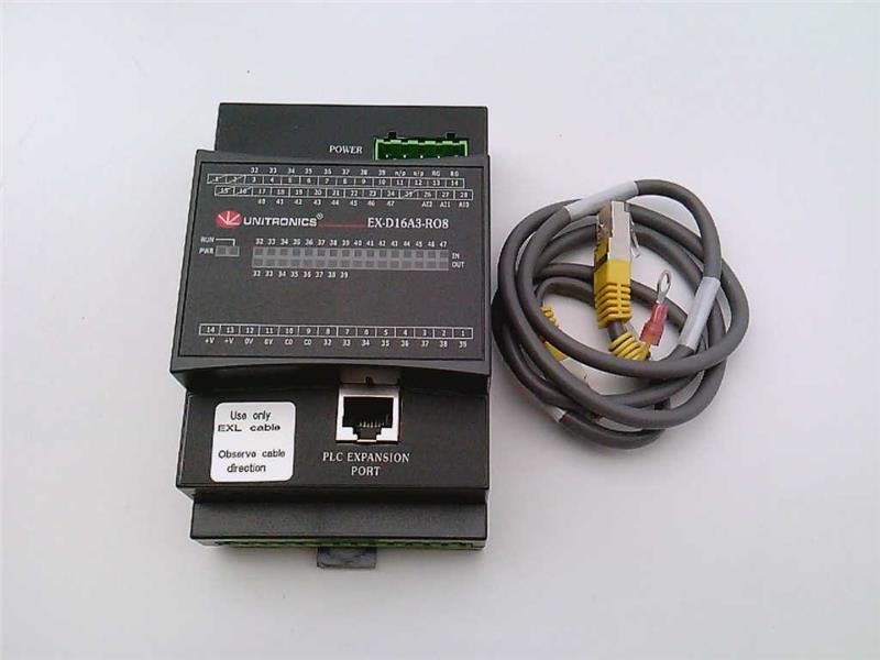EX-D16A3-RO8 VDC Logic I/O Module by UNITRONICS