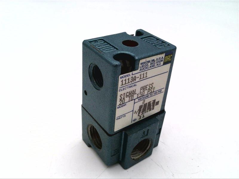 MAC VALVES INC 1113A-111