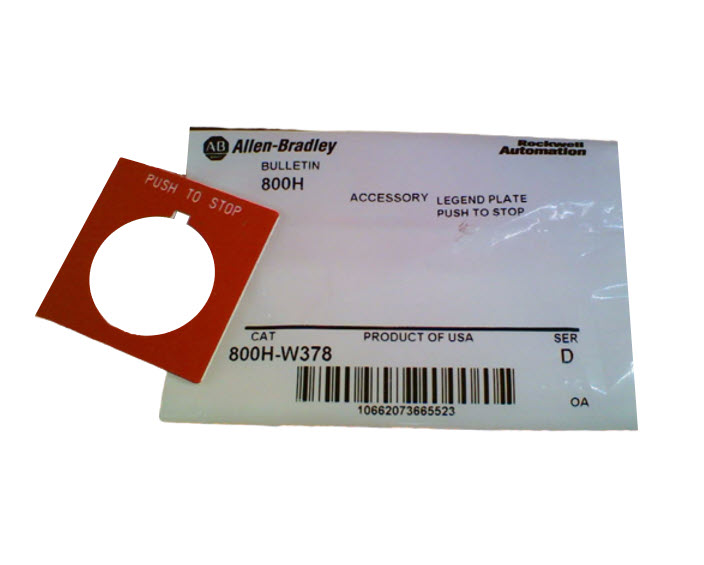 ALLEN BRADLEY 800H-W378