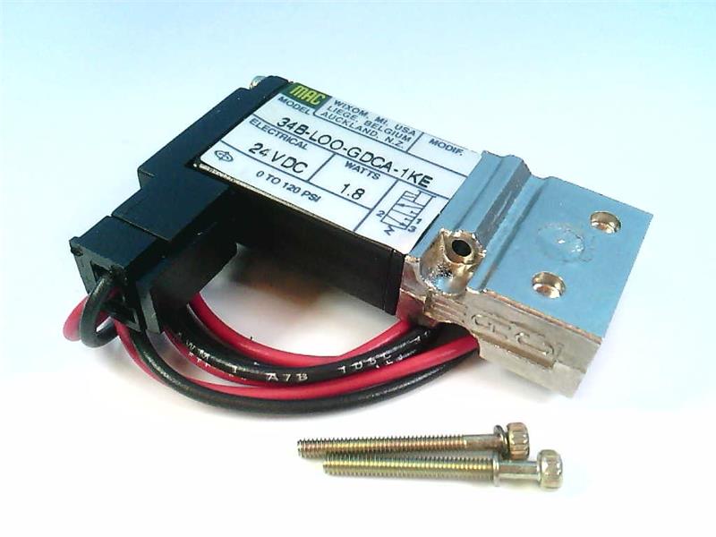 MAC VALVES INC 34B-L00-GDCA-1KE