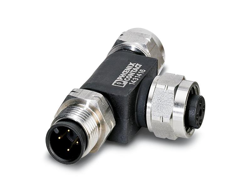 PHOENIX CONTACT SAC-4P-M12T/2XM12 FF VA