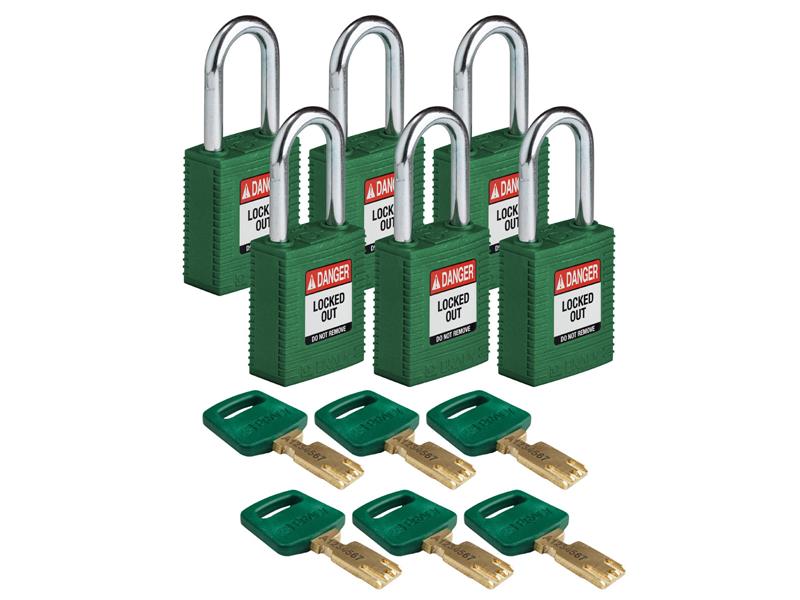 BRADY NYL-GRN-38ST-KA6PK