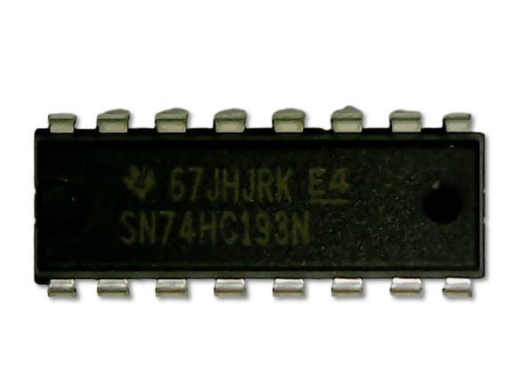 SN74HC193N par TEXAS INSTRUMENTS SEMI