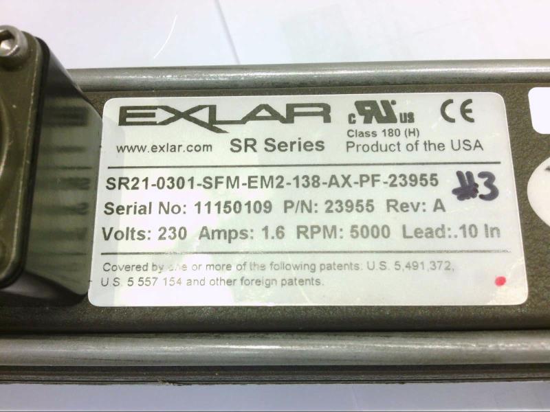 SR21-0301-SFM-EM2-138-AX-PF-23955 Servo Motor by EXLAR