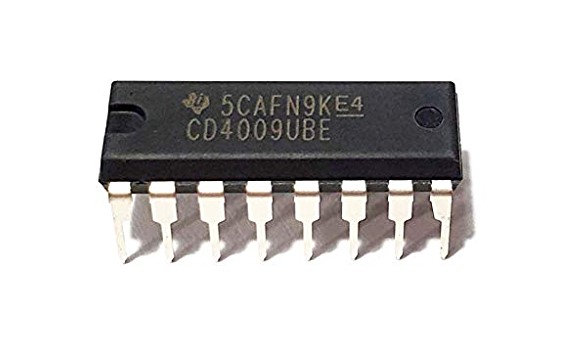 CD4009UBE por TEXAS INSTRUMENTS SEMI