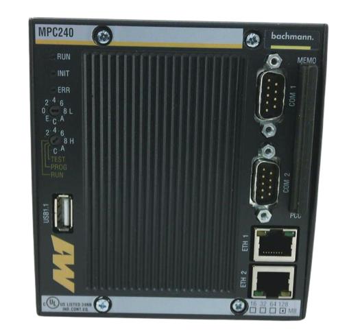 BACHMANN ELECTRONIC MPC240-64/0MB-CF