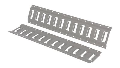 VESTIL E-TRK-2-GY-2PK