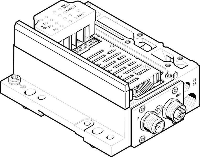 VMPA-ASI-EPL-GU-8E8A-Z by FESTO