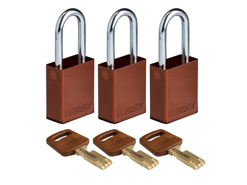 BRADY ALU-BRN-38ST-KA3PK
