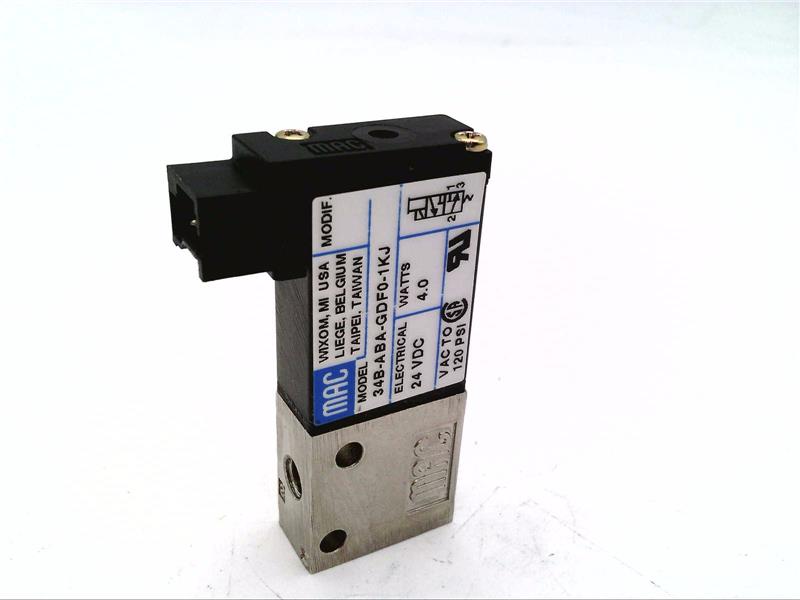MAC VALVES INC 34B-ABA-GDFO-1KJ
