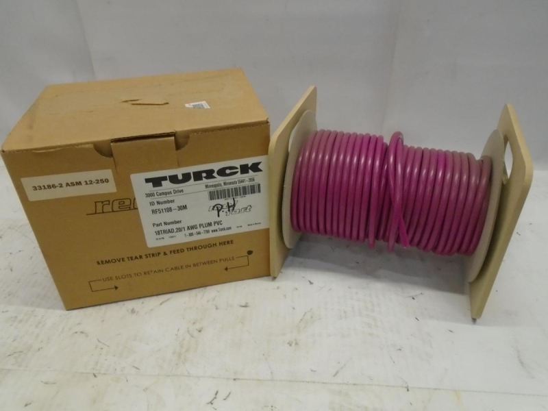 18TRIAD,20/1 AWG PLUM PVC-RF51108-30M par TURCK